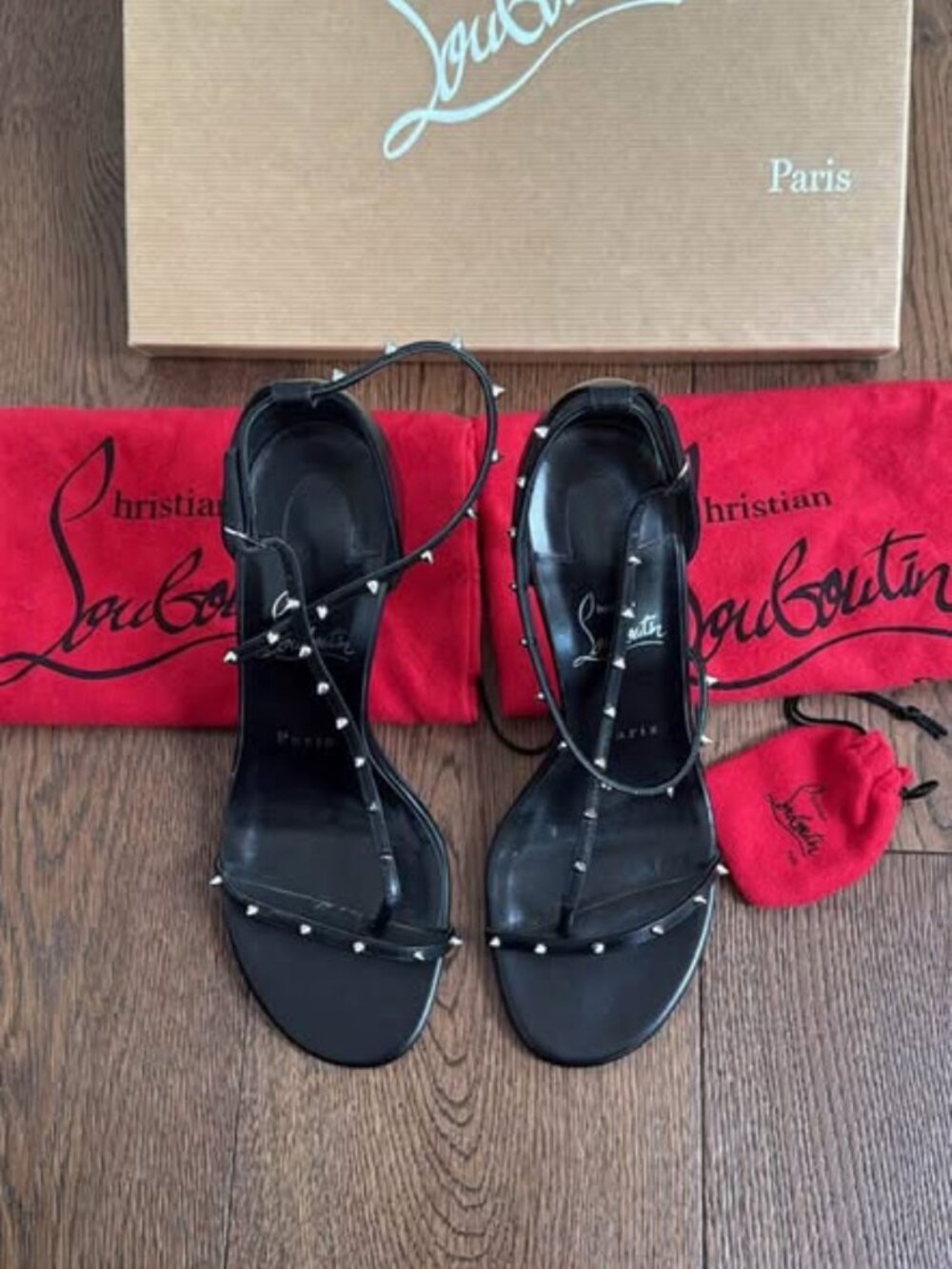 Christian Louboutin Riojana Heels size US 7.5 - Picture 2 of 3